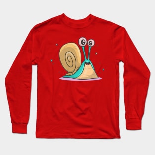 Meet cute little Snail Long Sleeve T-Shirt